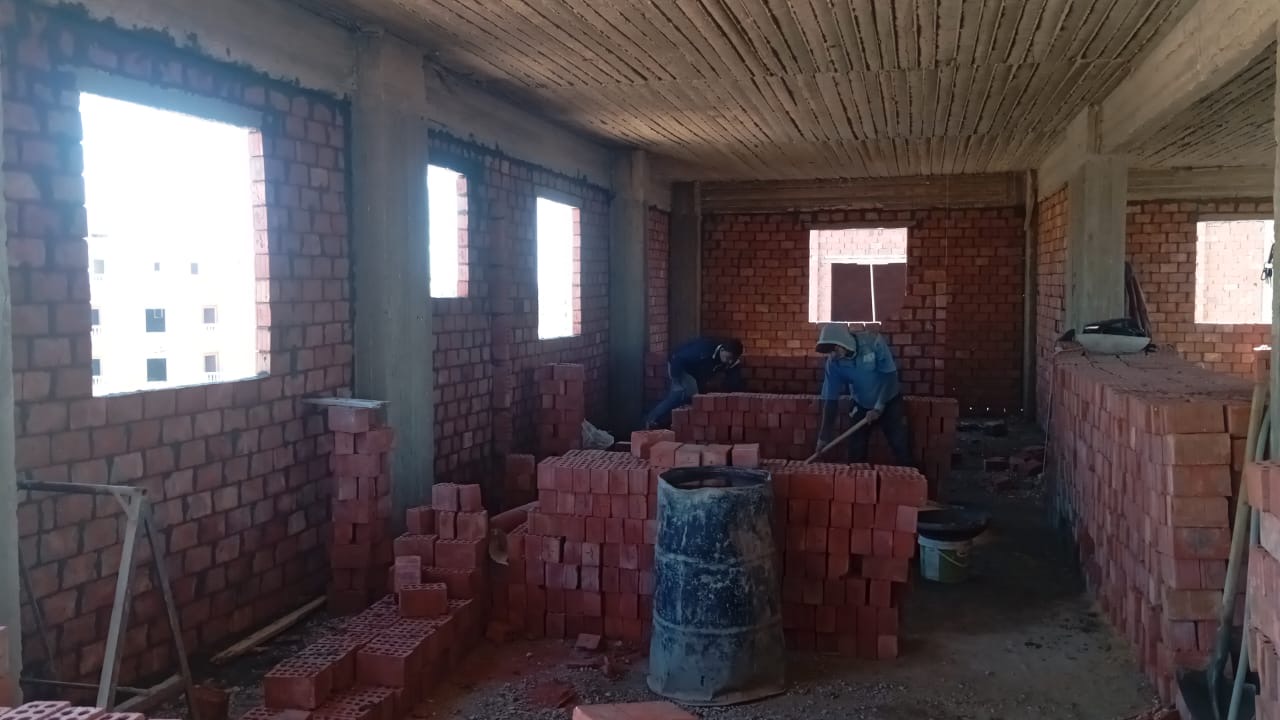 Construction stage Third floor walls