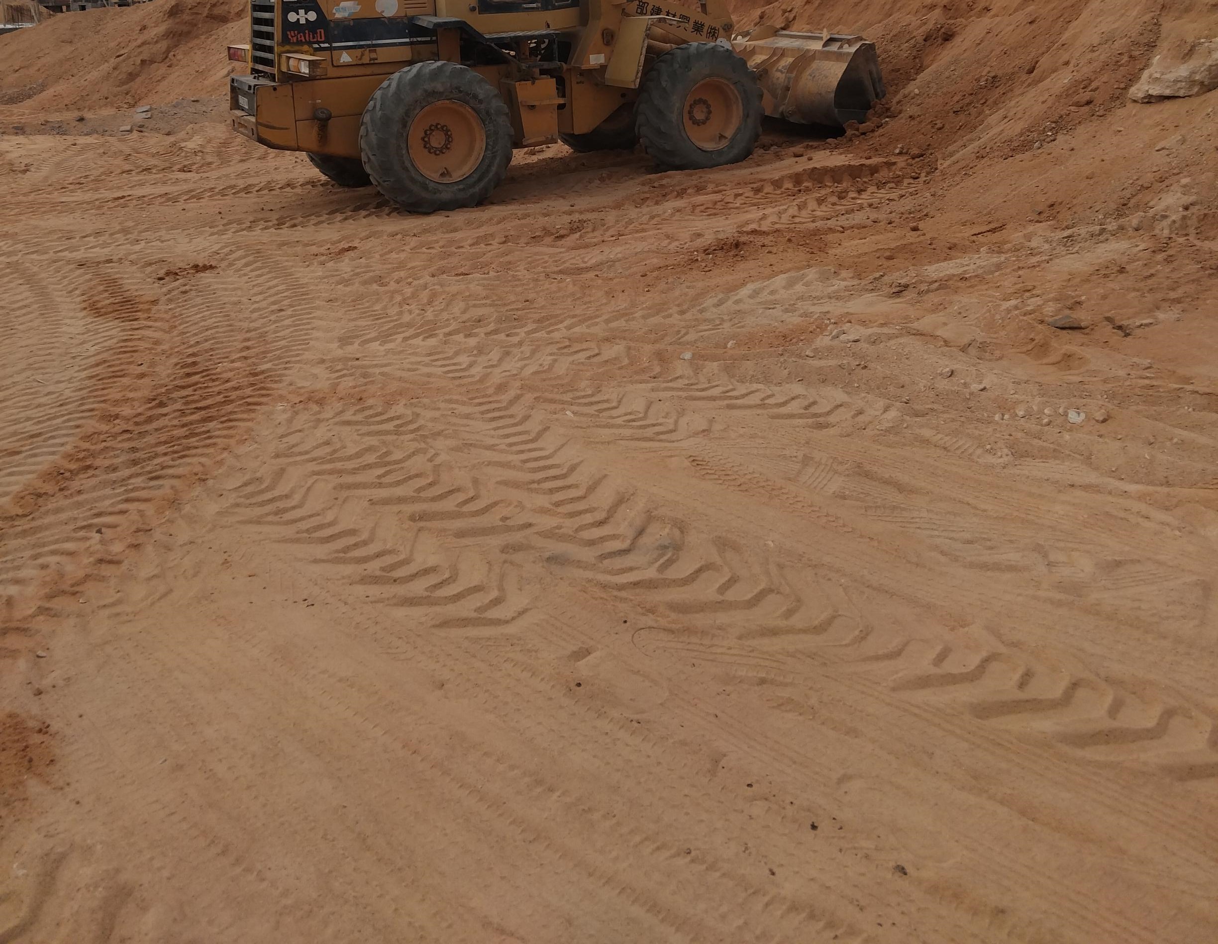 Construction stage Backfilling around foundations