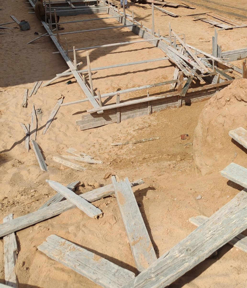 Construction stage Plain foundations
