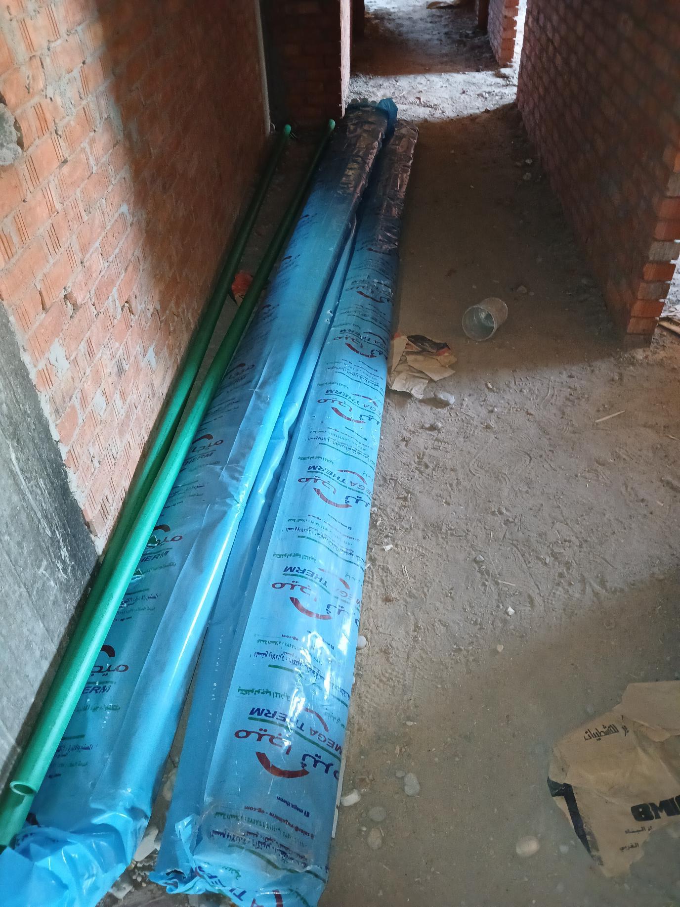 Construction stage Plumbing works