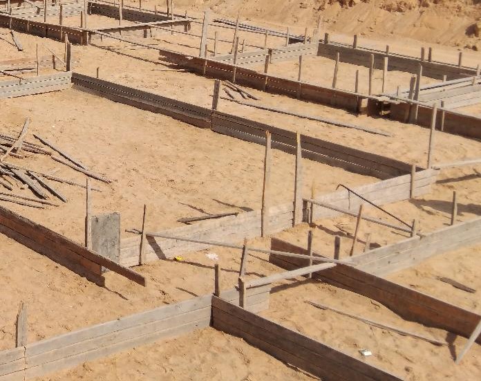 Construction stage Plain foundations