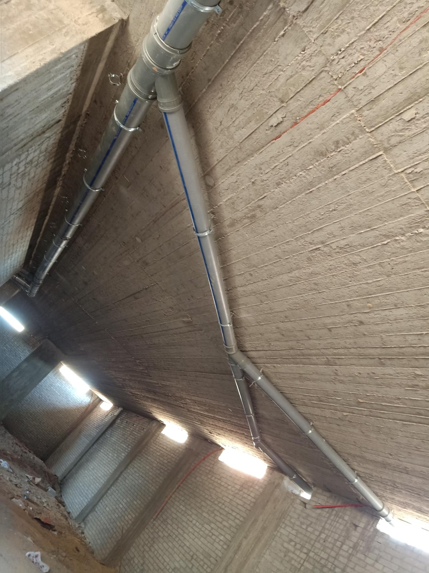 Construction stage Plumbing works