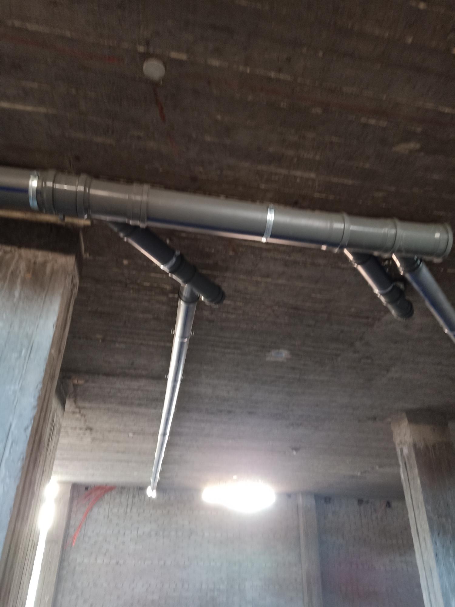 Construction stage Plumbing works