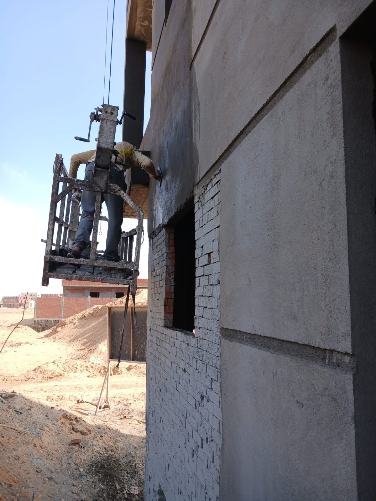 Construction stage Plaster and putty