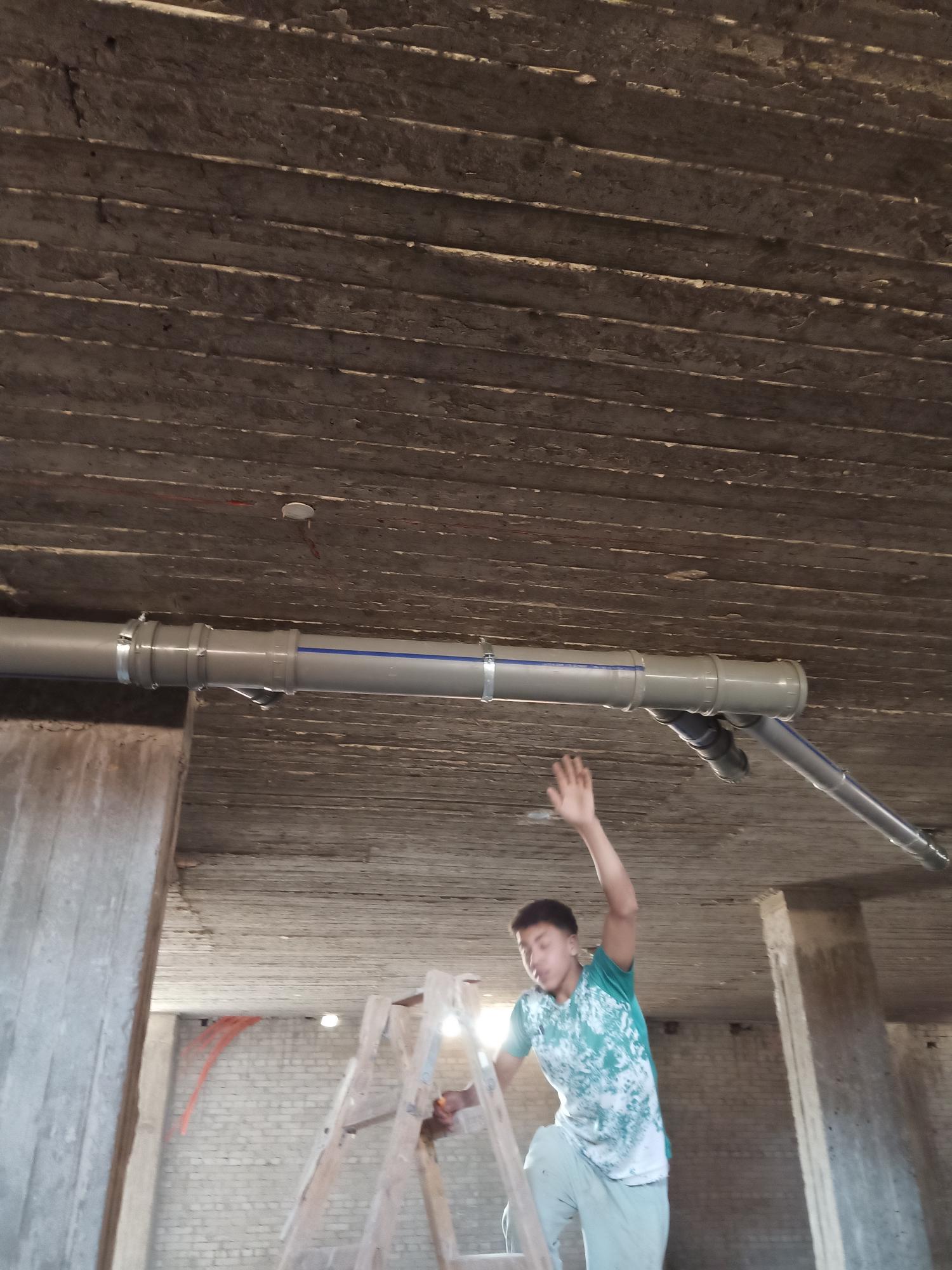 Construction stage Plumbing works