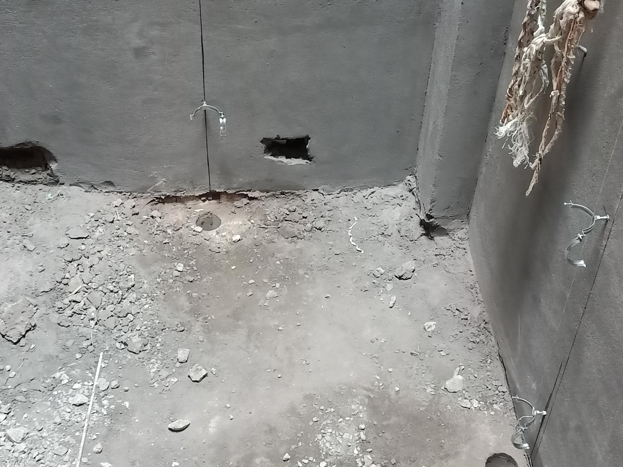 Construction stage Plumbing works
