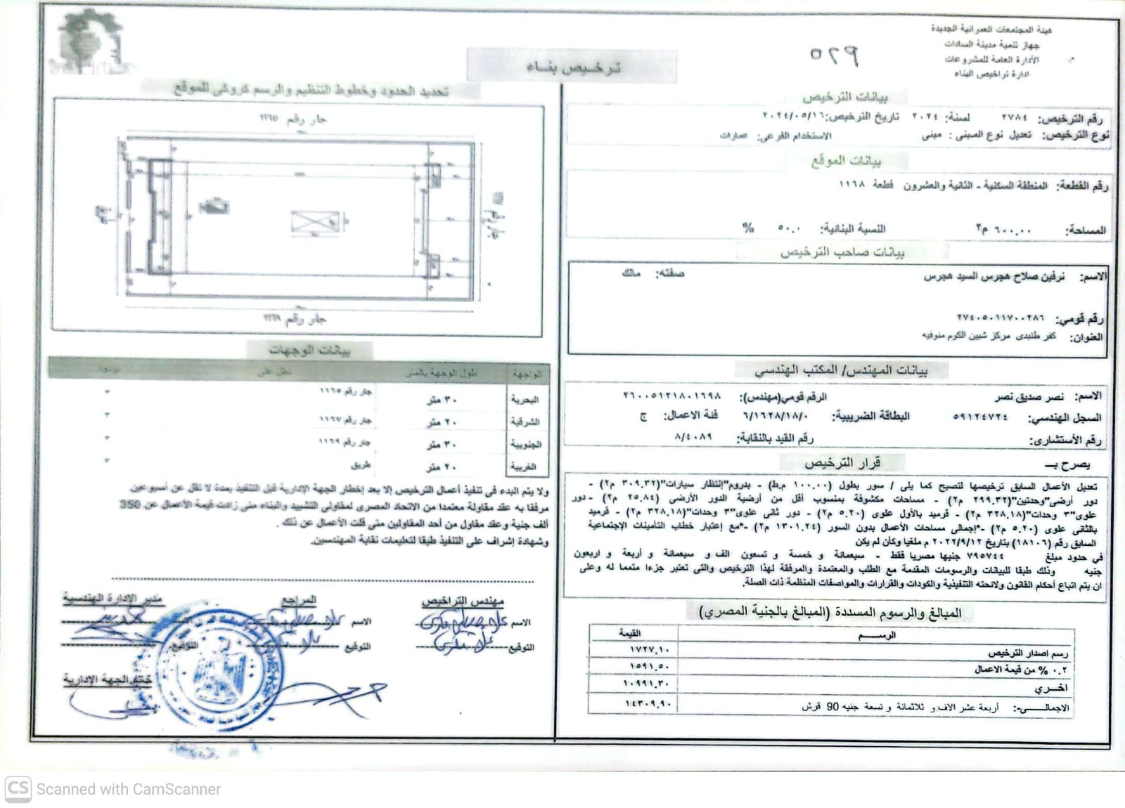 Construction stage Building permit