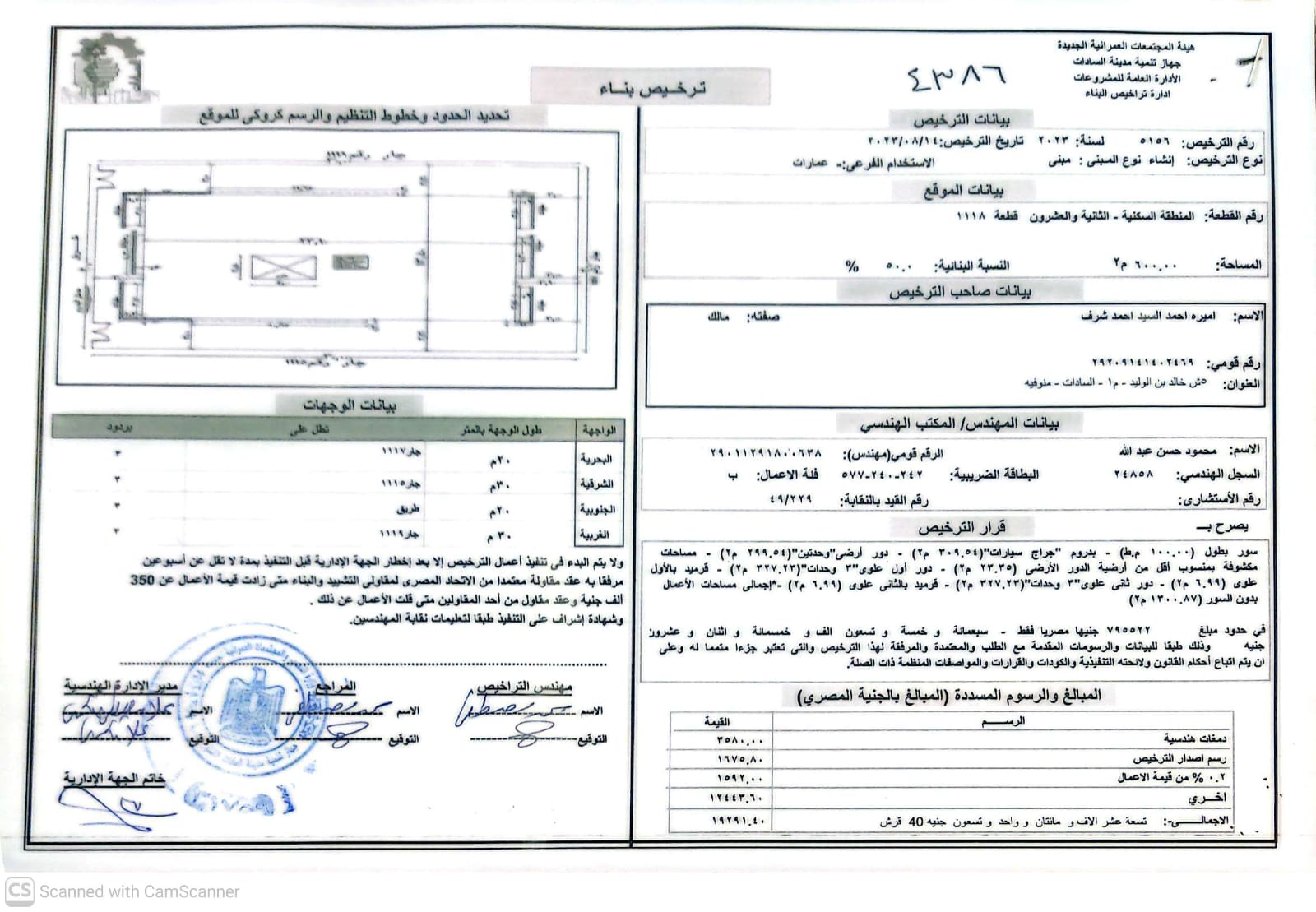 Construction stage Building permit