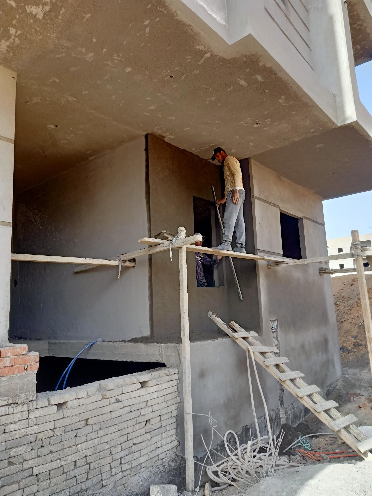 Construction stage Plaster and putty