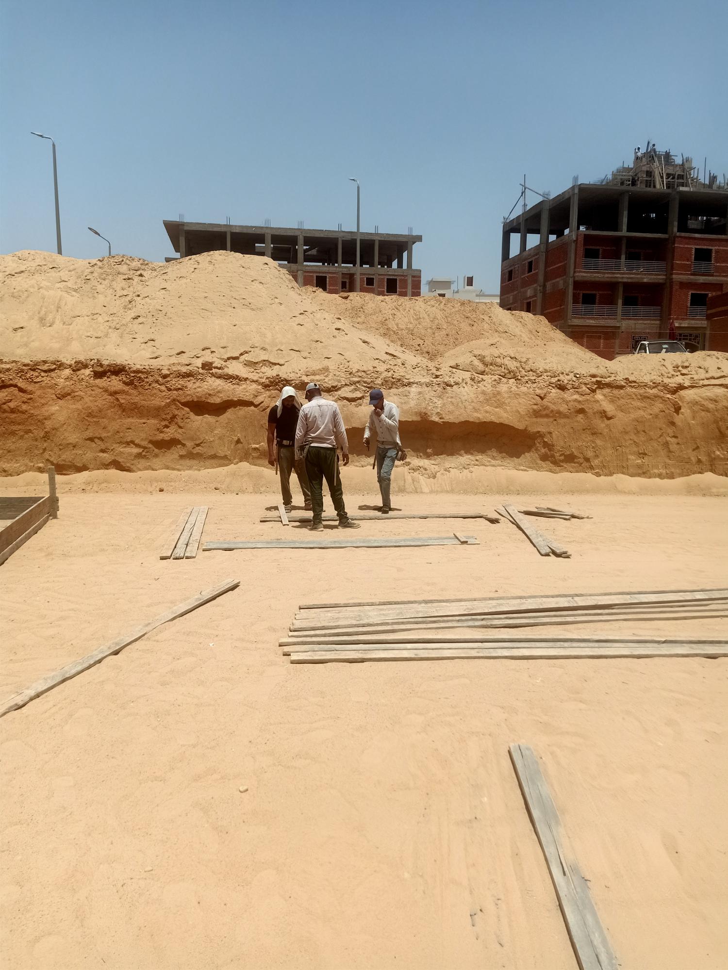 Construction stage Plain foundations