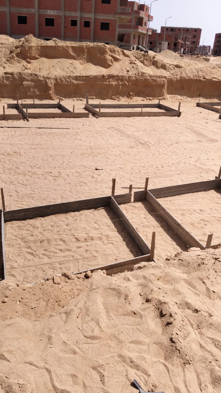 Construction stage Plain foundations