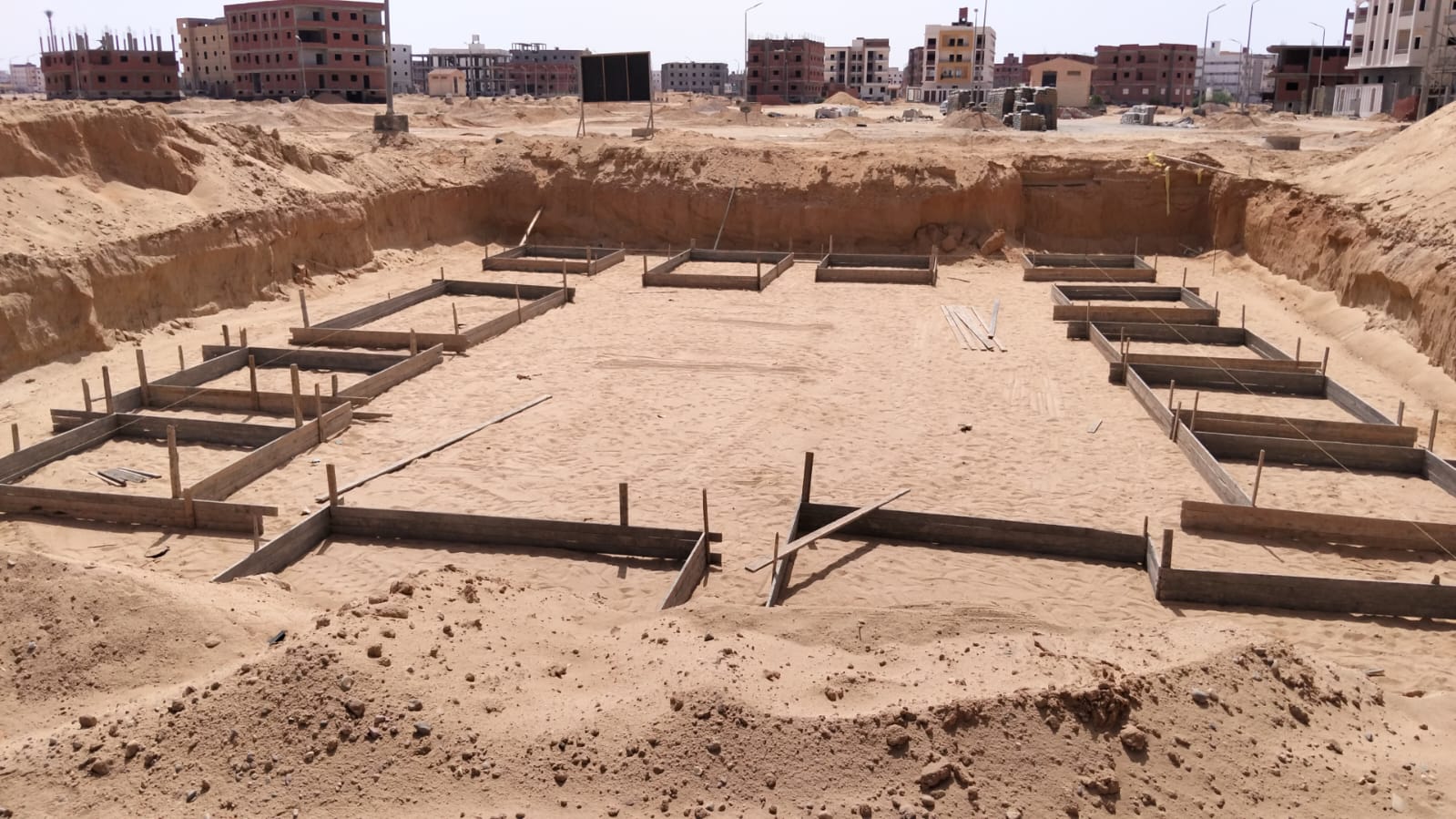Construction stage Plain foundations