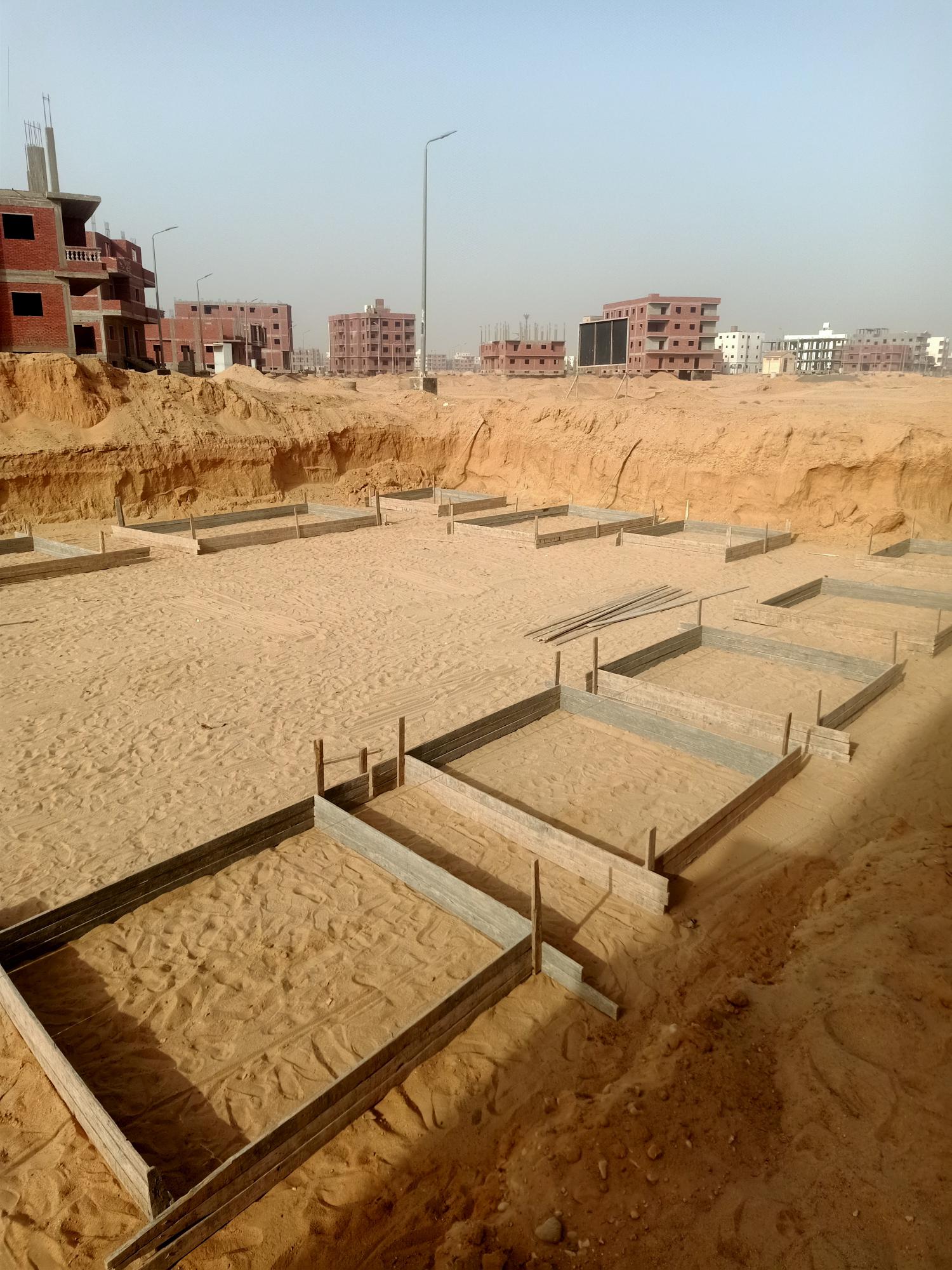 Construction stage Plain foundations