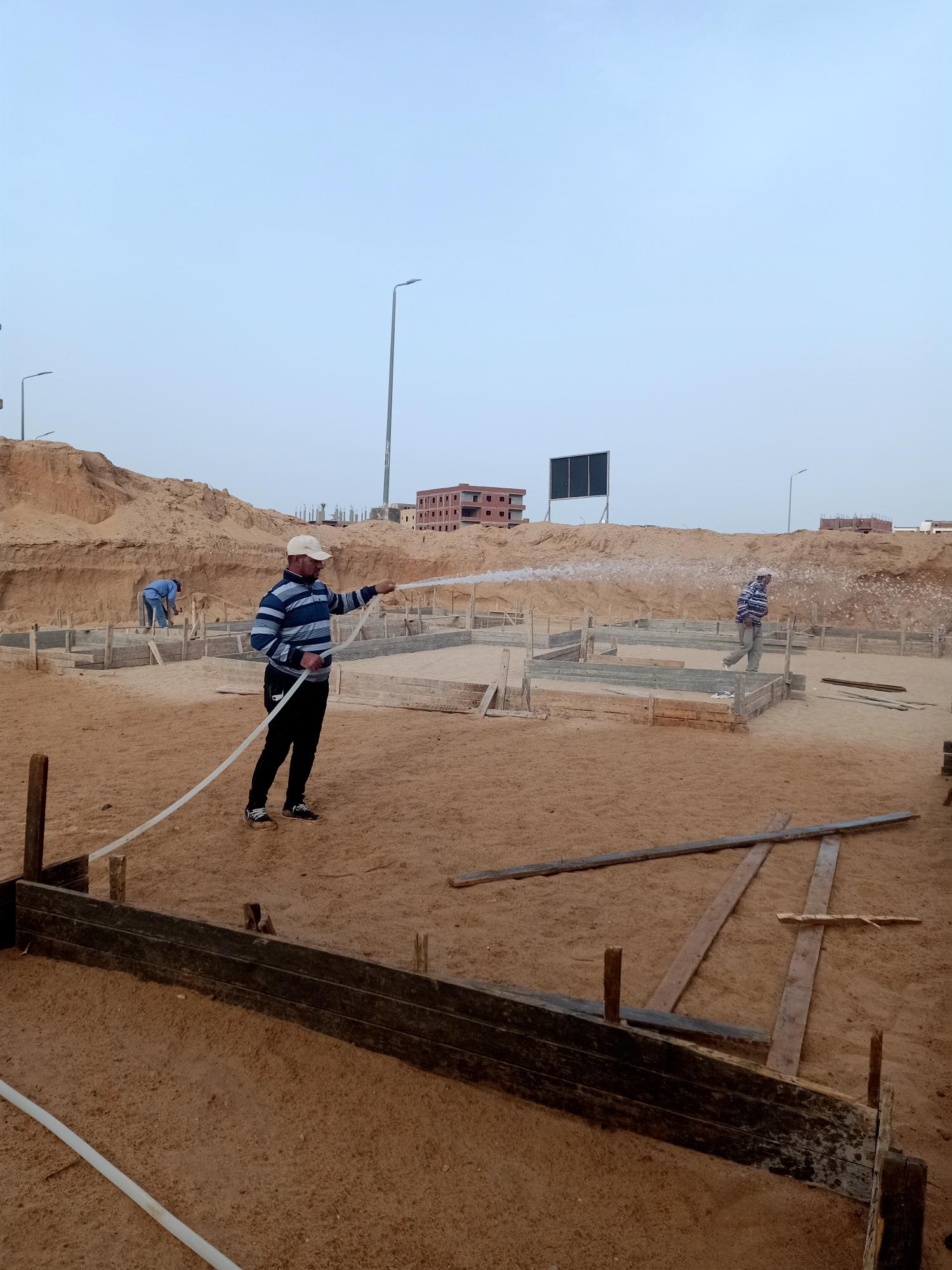 Construction stage Plain foundations
