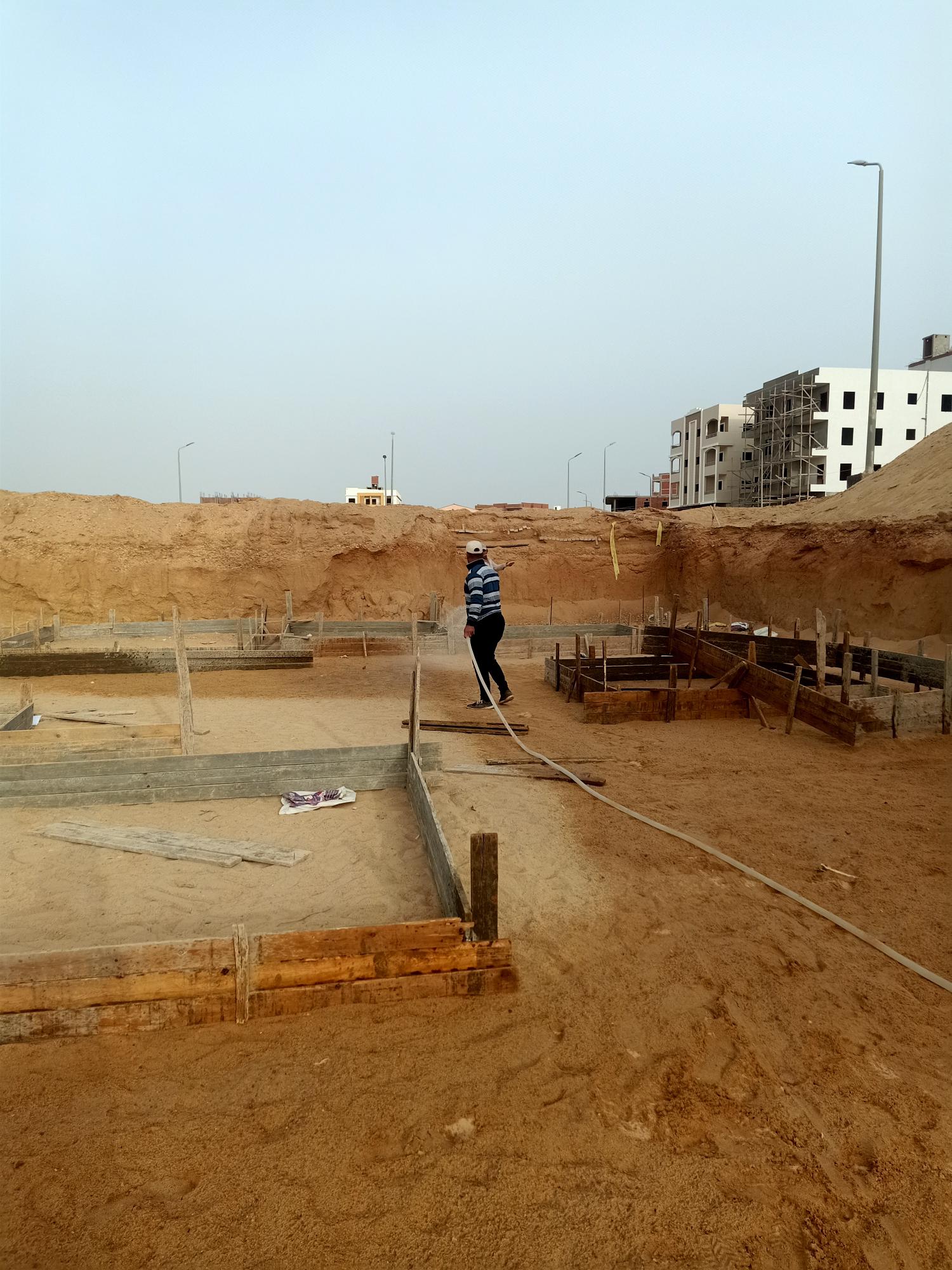 Construction stage Plain foundations