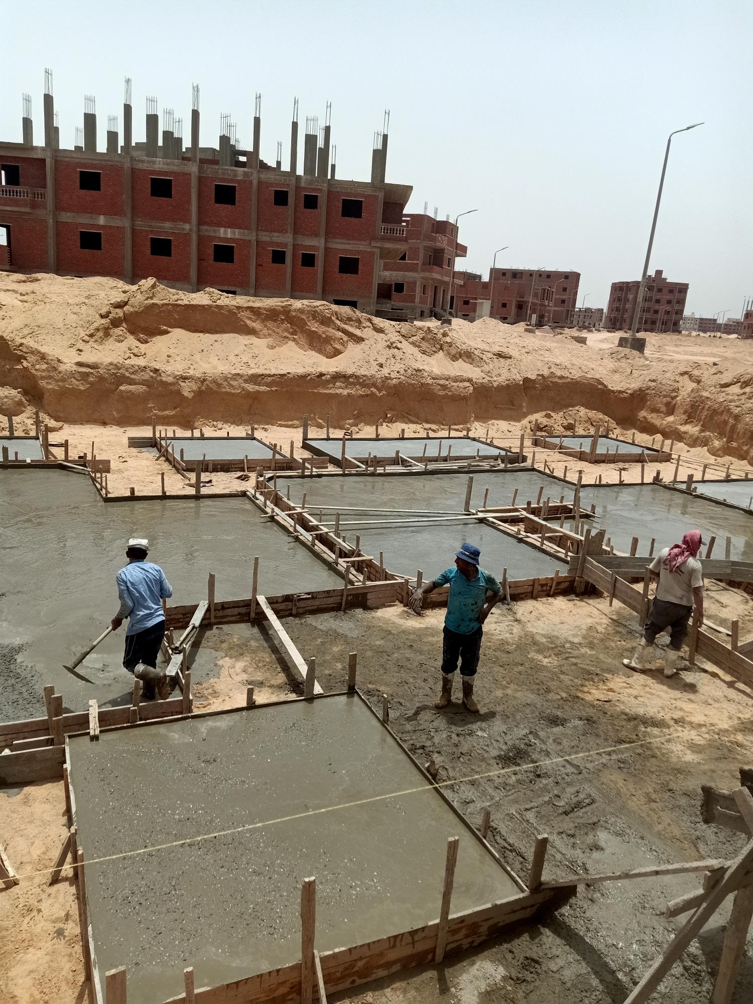Construction stage Plain foundations
