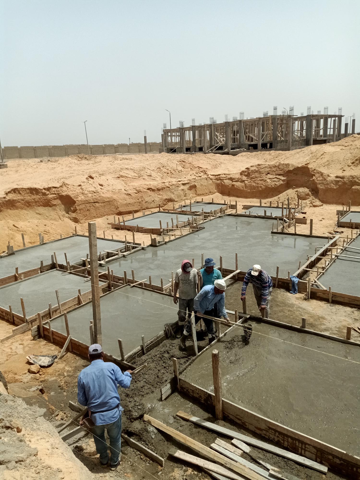 Construction stage Plain foundations