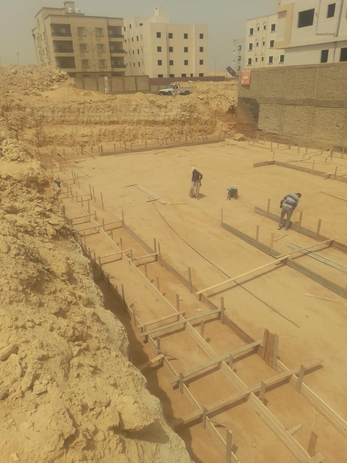 Construction stage Plain foundations