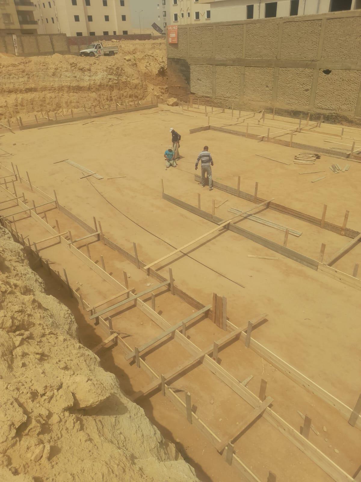 Construction stage Plain foundations
