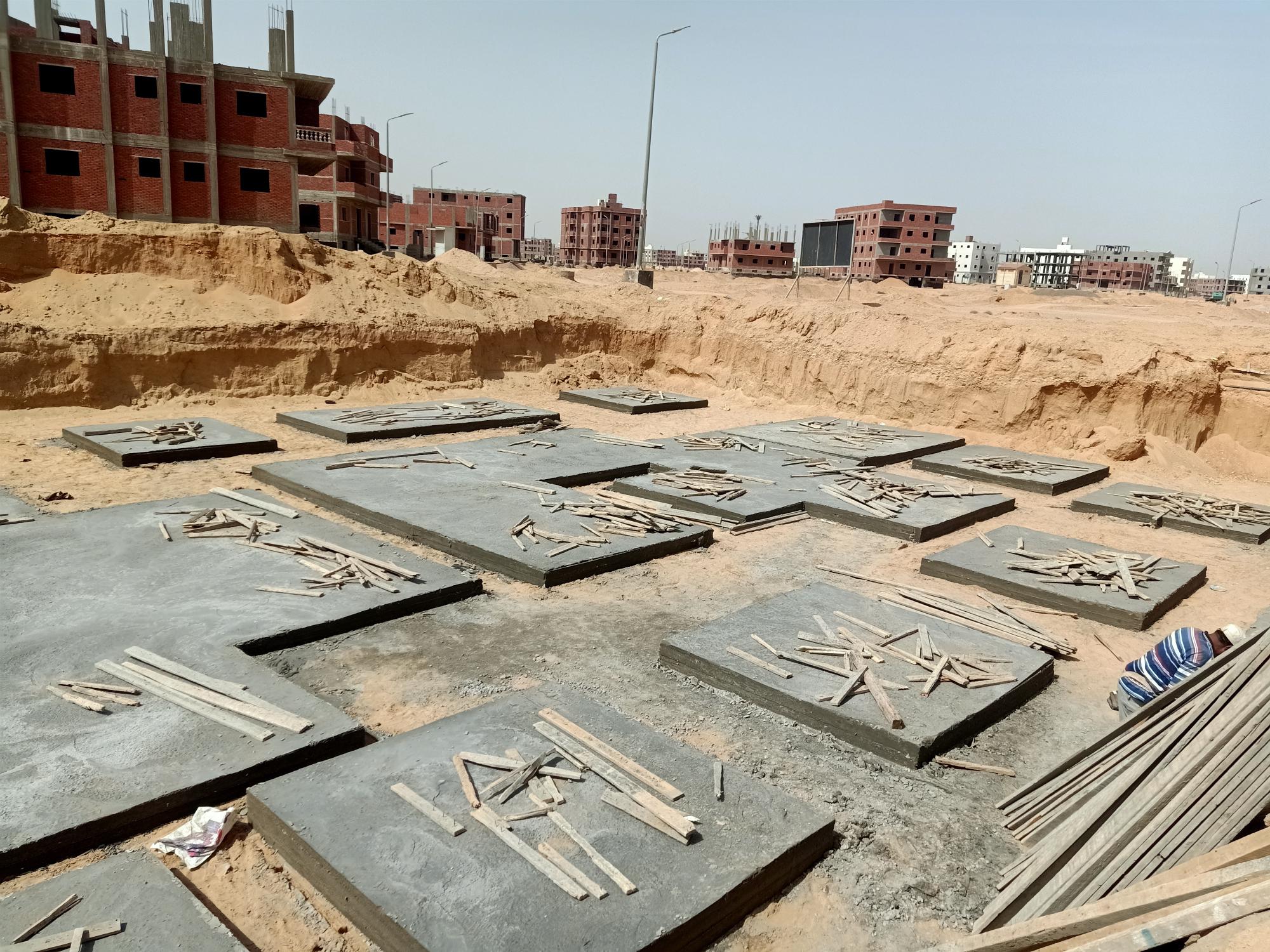 Construction stage Plain foundations
