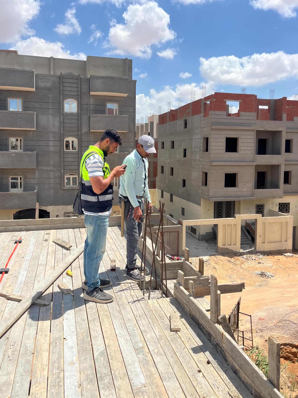 Construction stage First floor slab