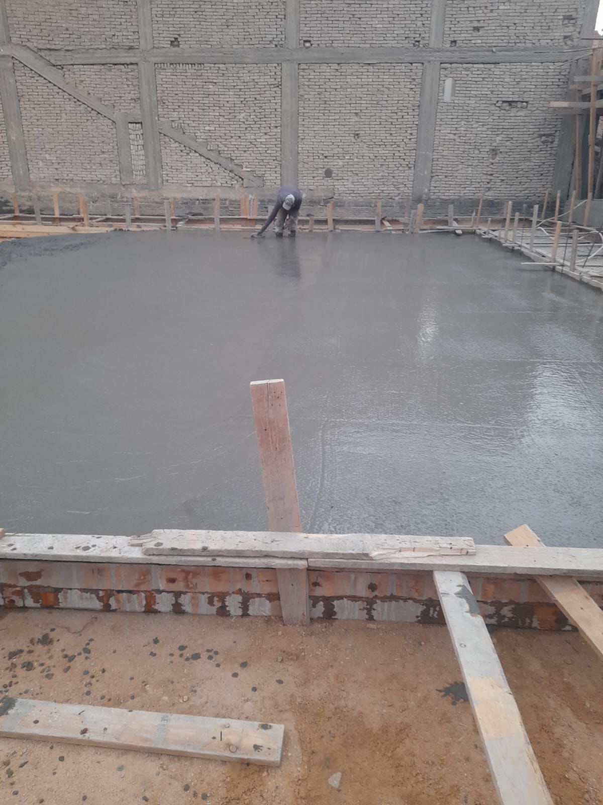 Construction stage Plain foundations