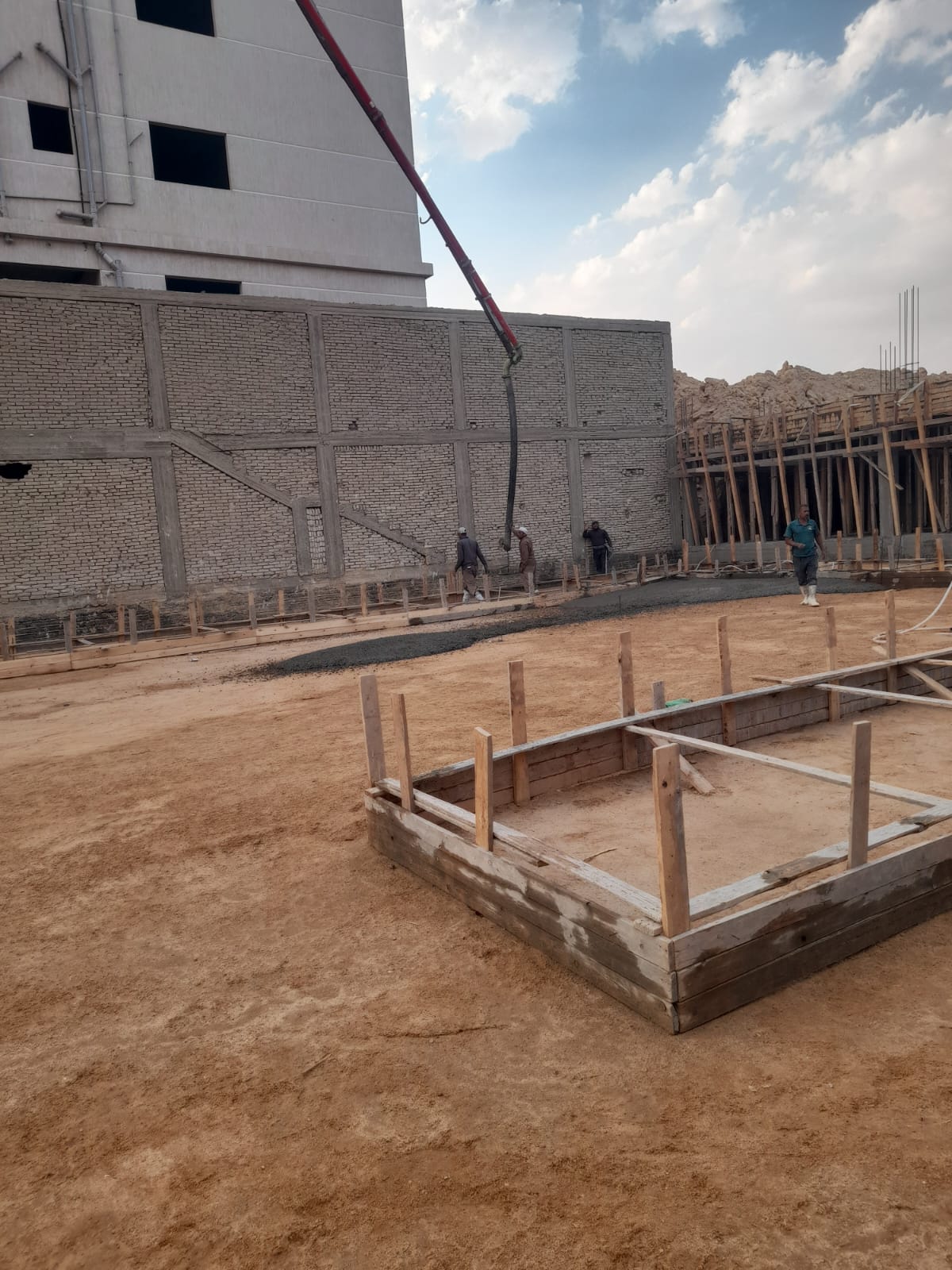 Construction stage Plain foundations