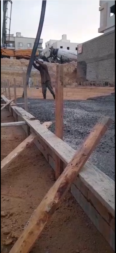 Construction stage Plain foundations