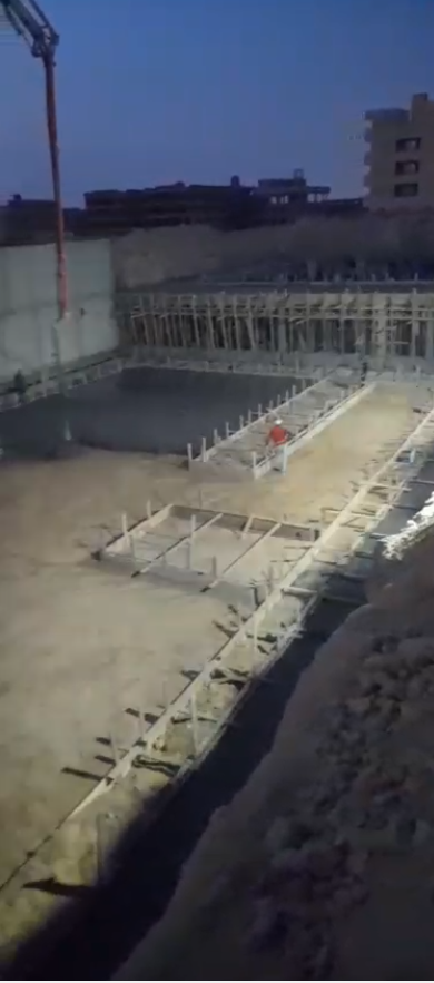 Construction stage Plain foundations