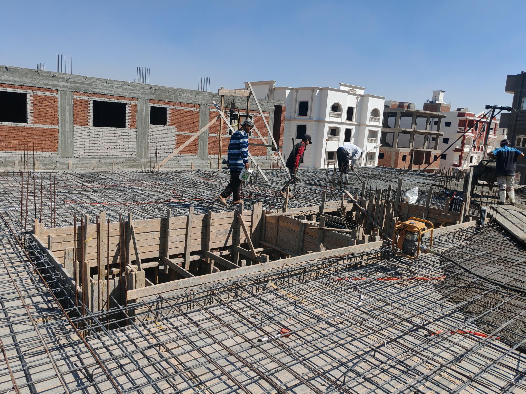 Construction stage First floor slab