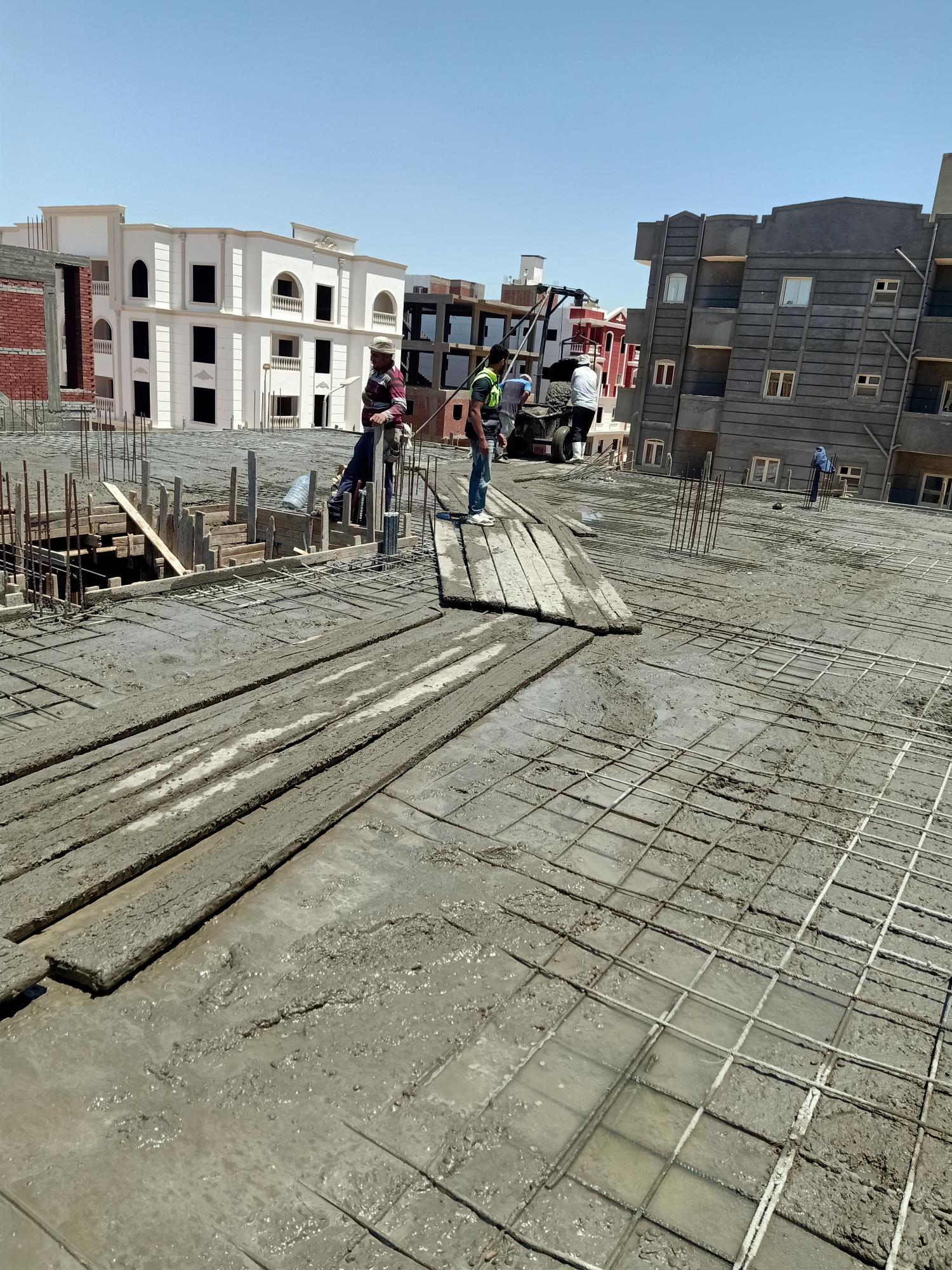 Construction stage First floor slab