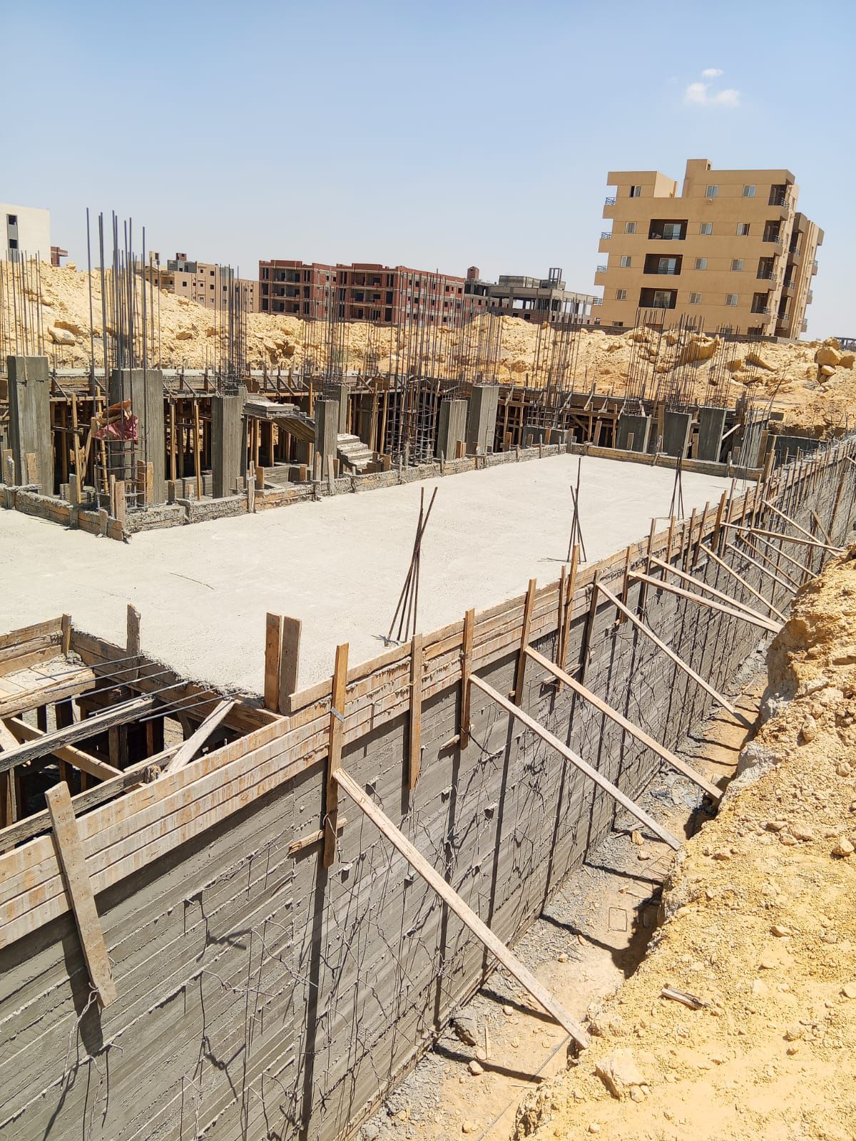 Construction stage Plain foundations