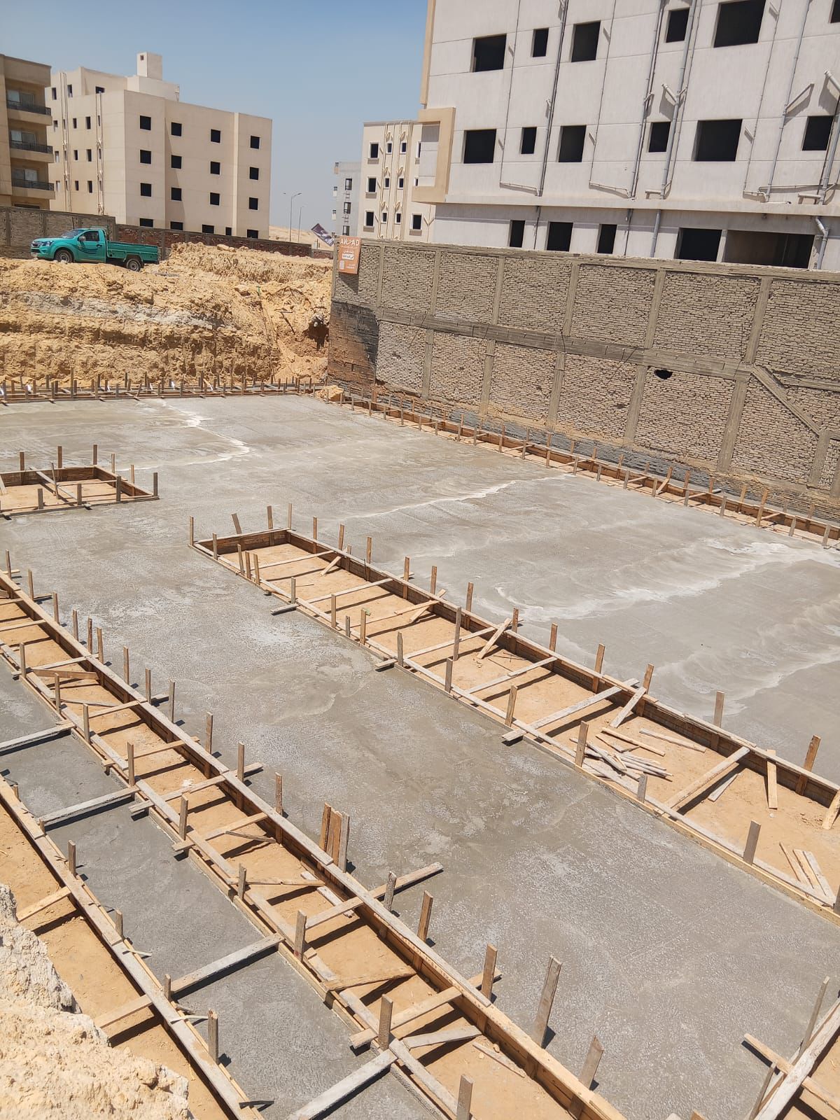 Construction stage Plain foundations