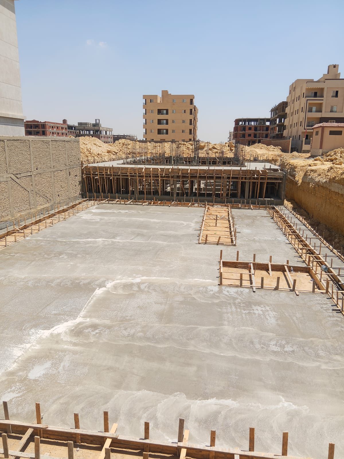 Construction stage Plain foundations