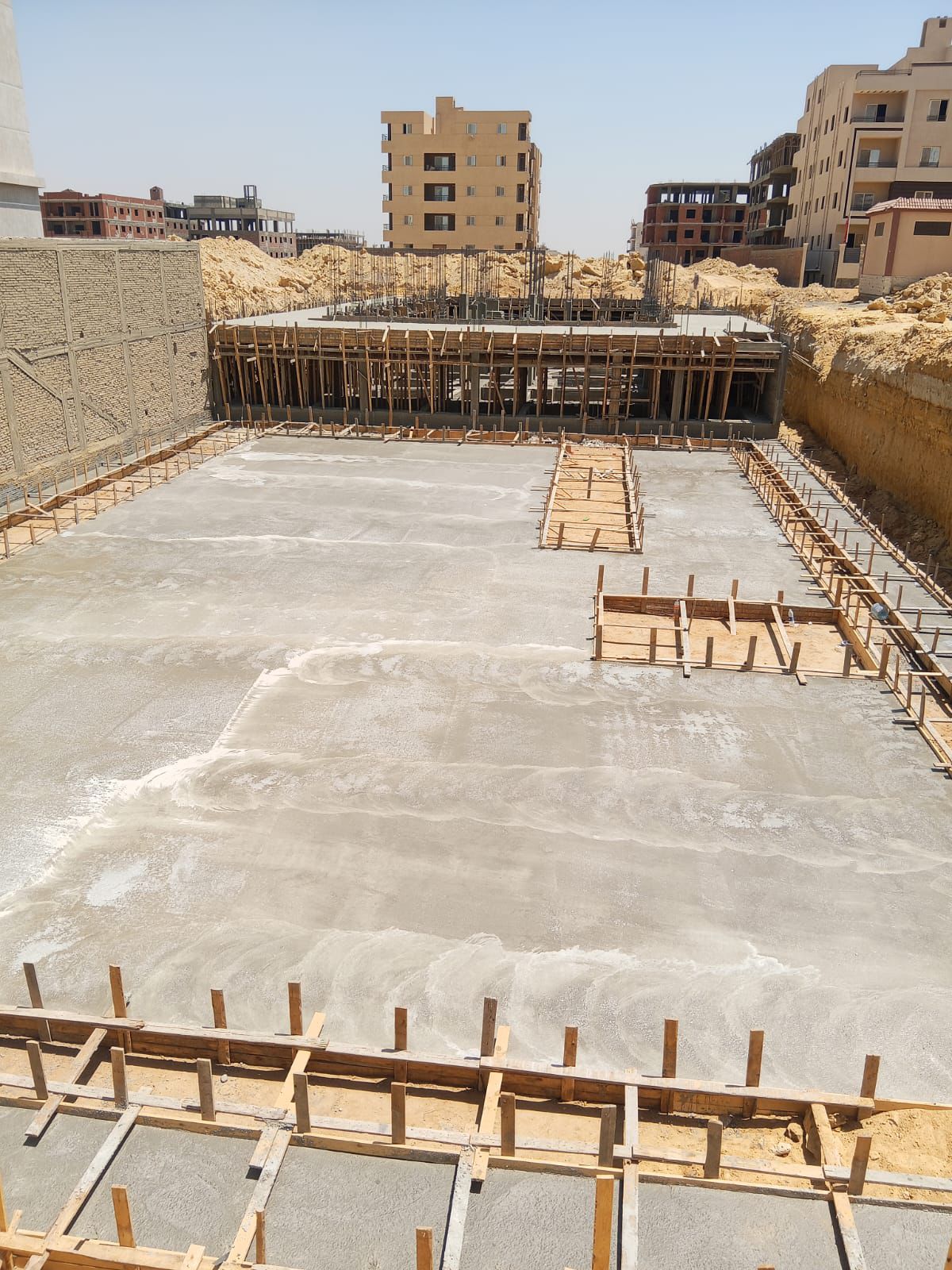 Construction stage Plain foundations