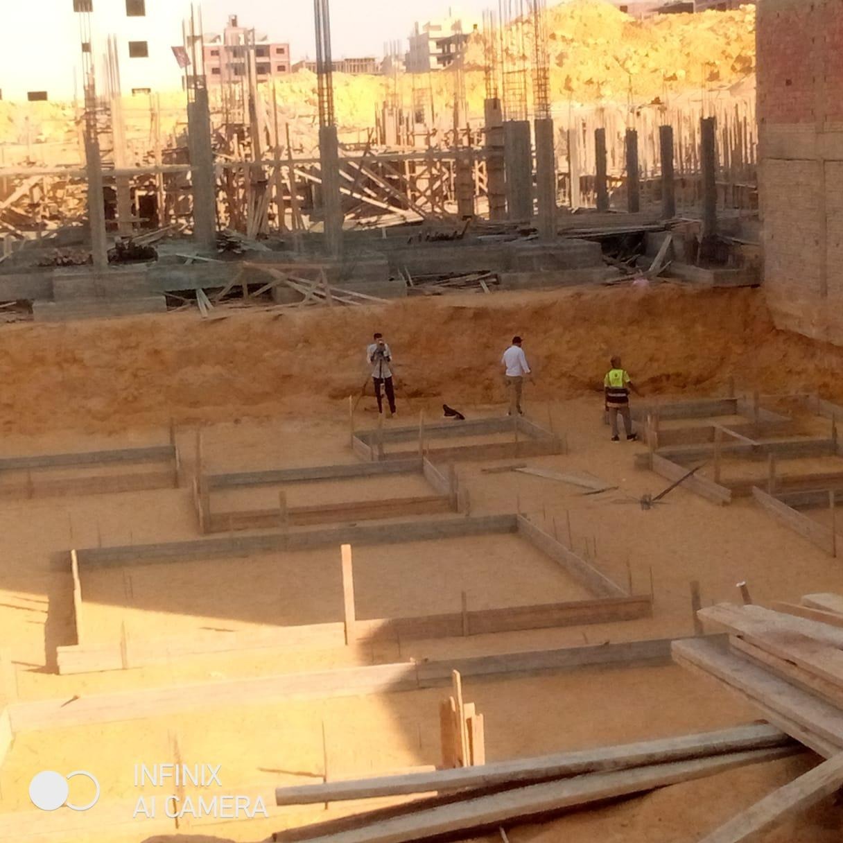 Construction stage Plain foundations