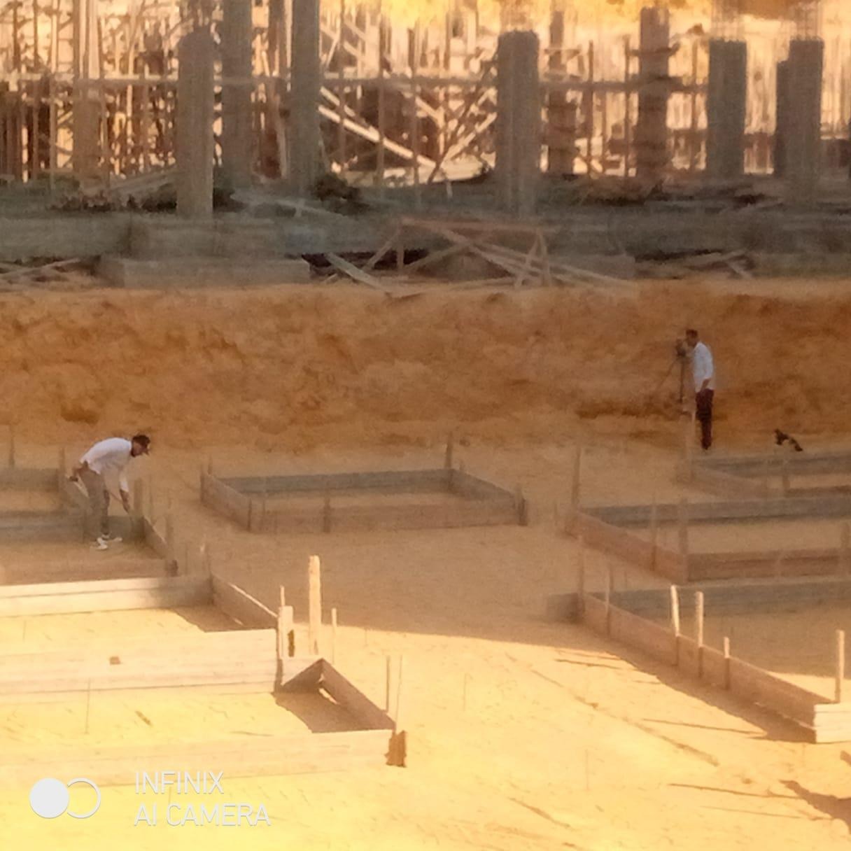 Construction stage Plain foundations