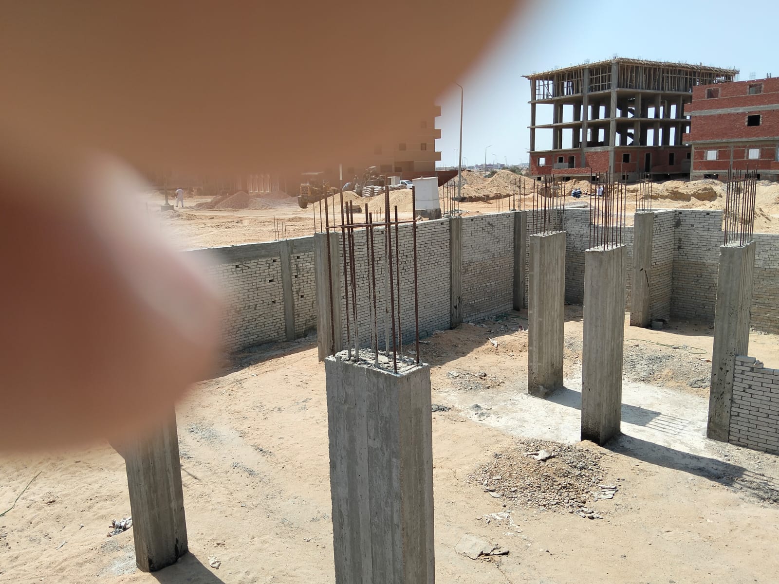 Construction stage Basement slab