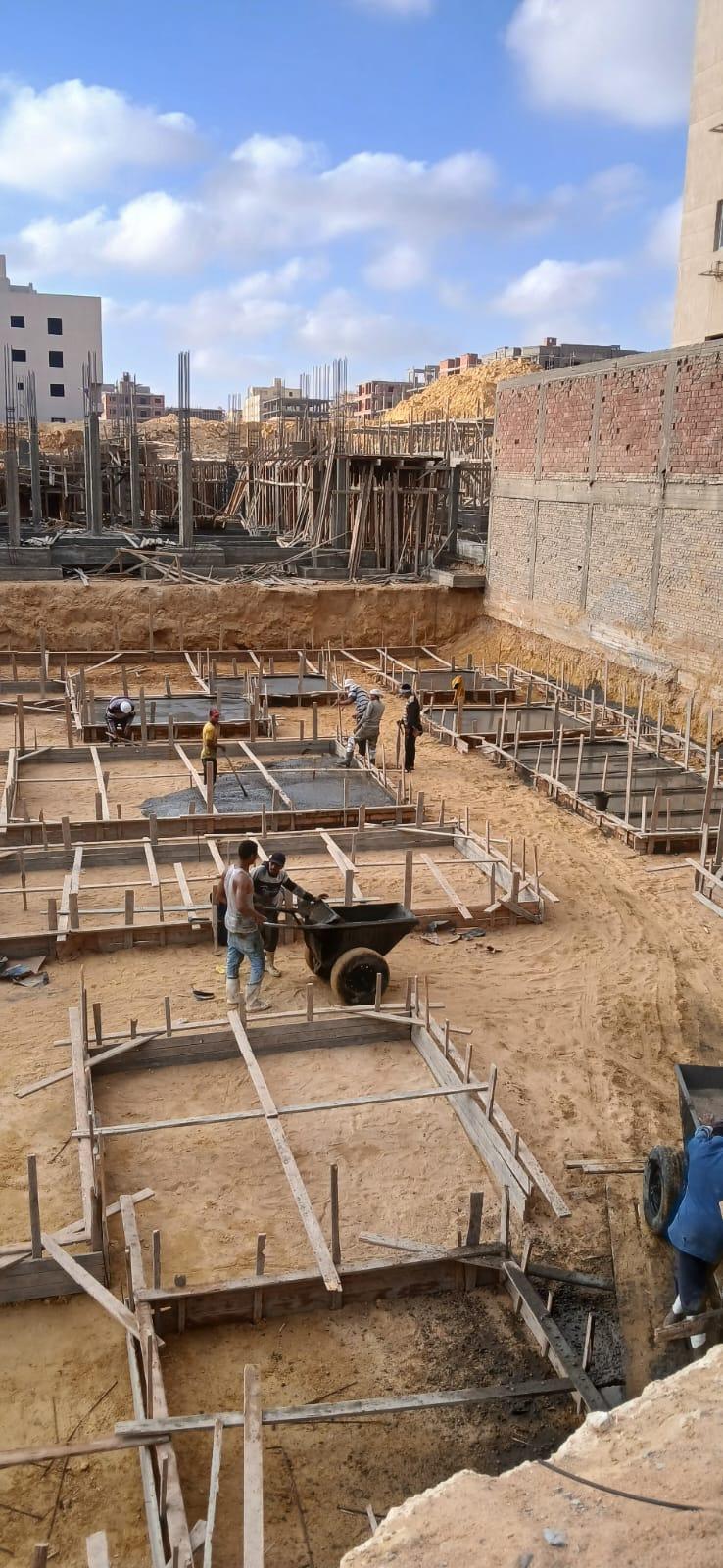 Construction stage Plain foundations
