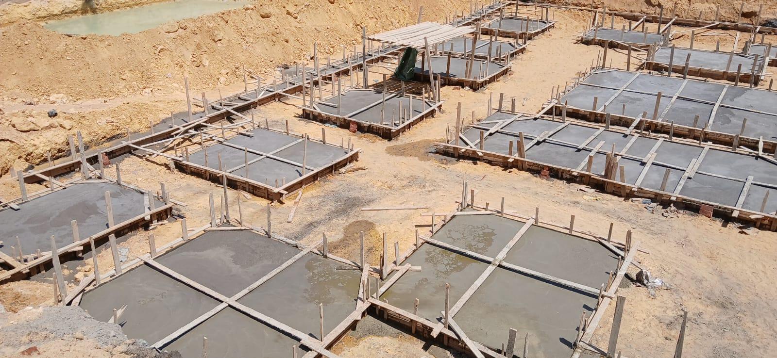 Construction stage Plain foundations