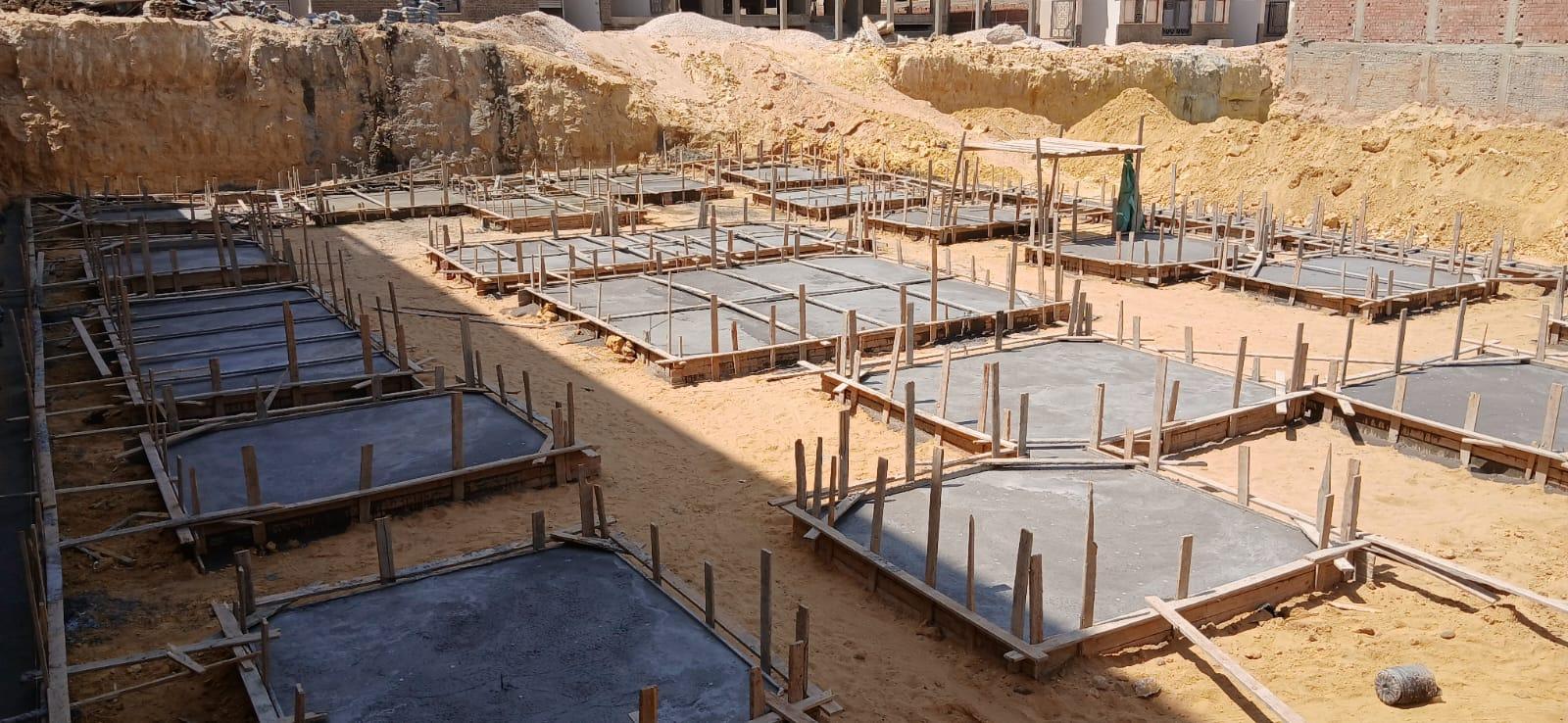 Construction stage Plain foundations