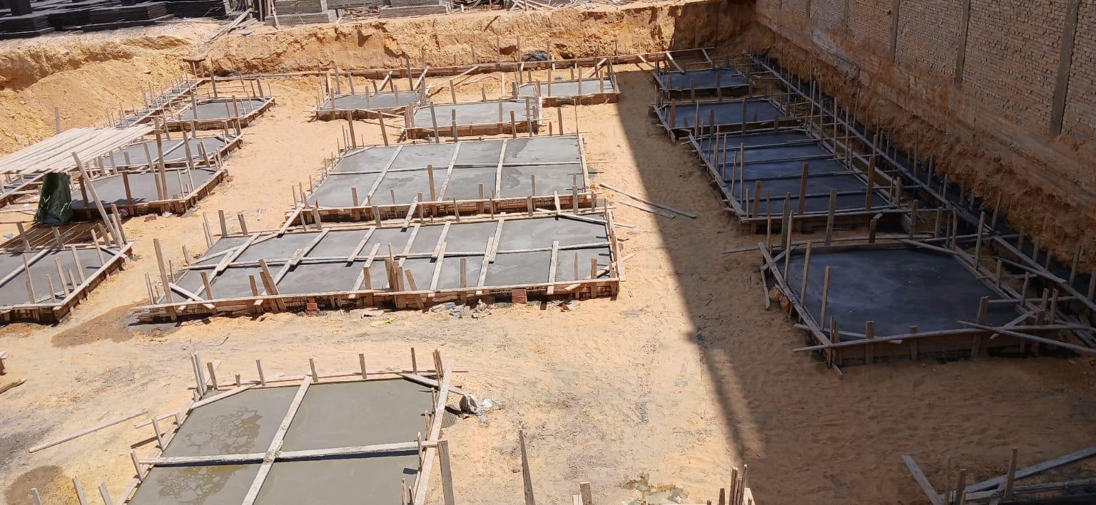 Construction stage Plain foundations