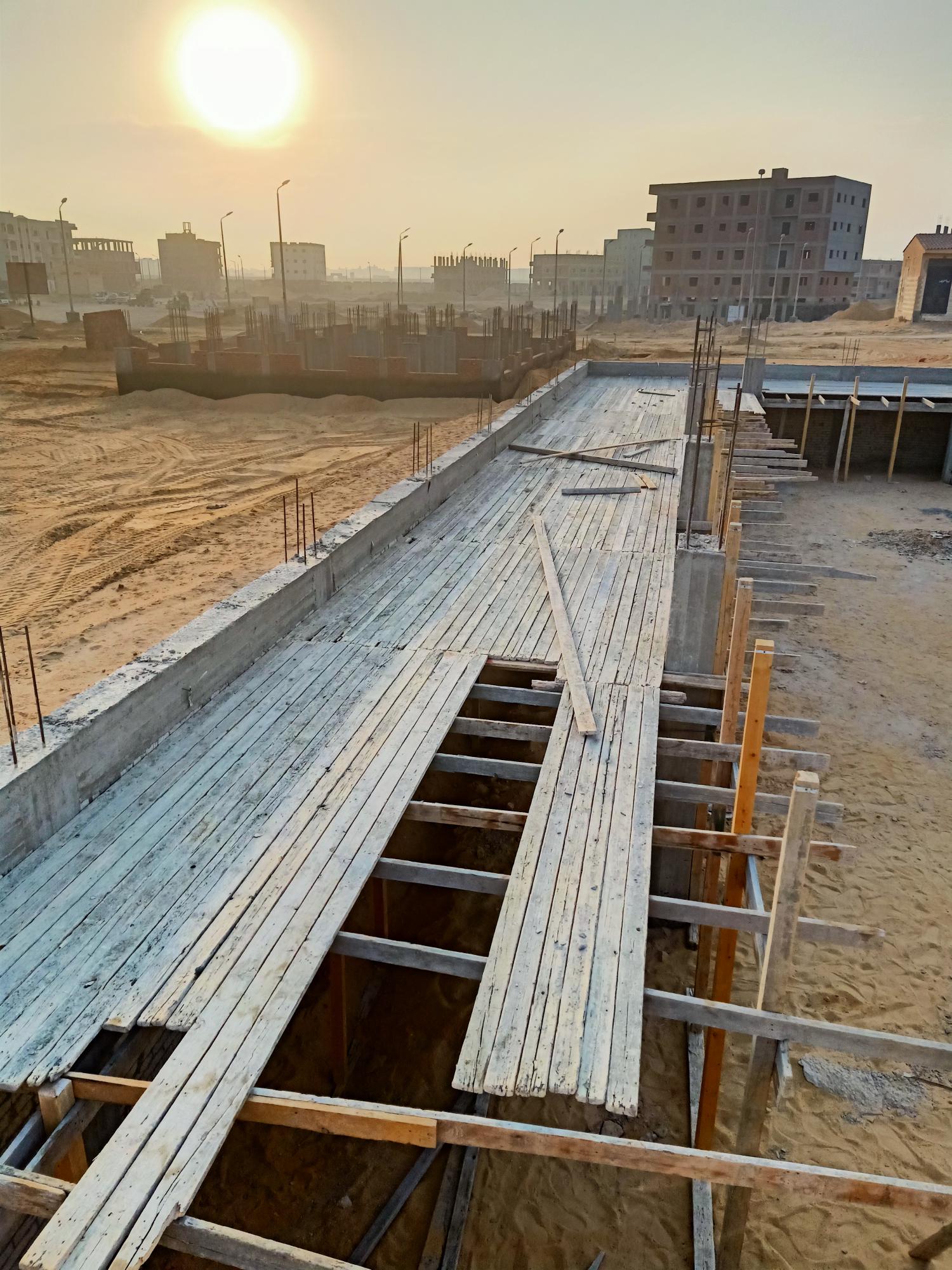 Construction stage Basement slab