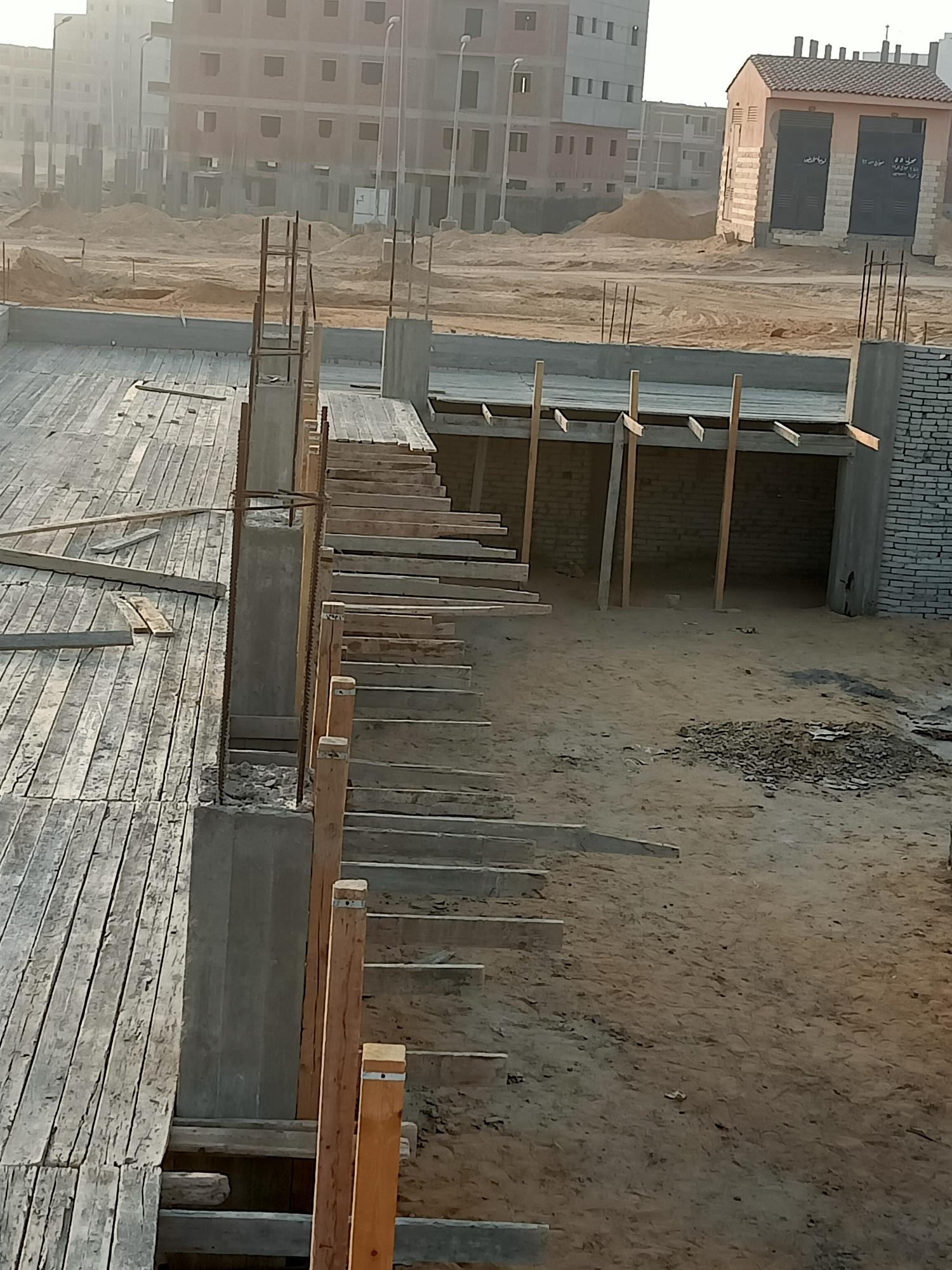Construction stage Basement slab