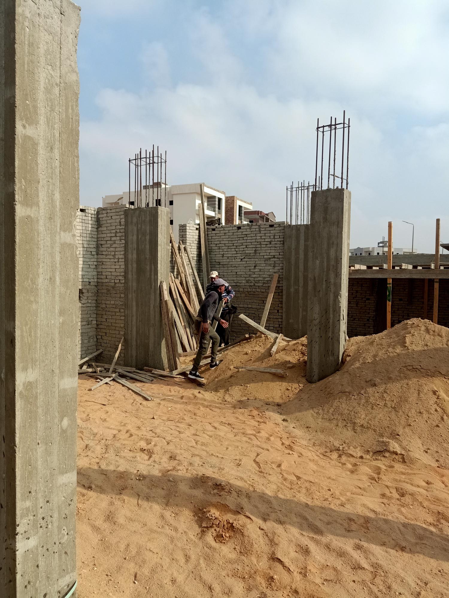 Construction stage Basement slab