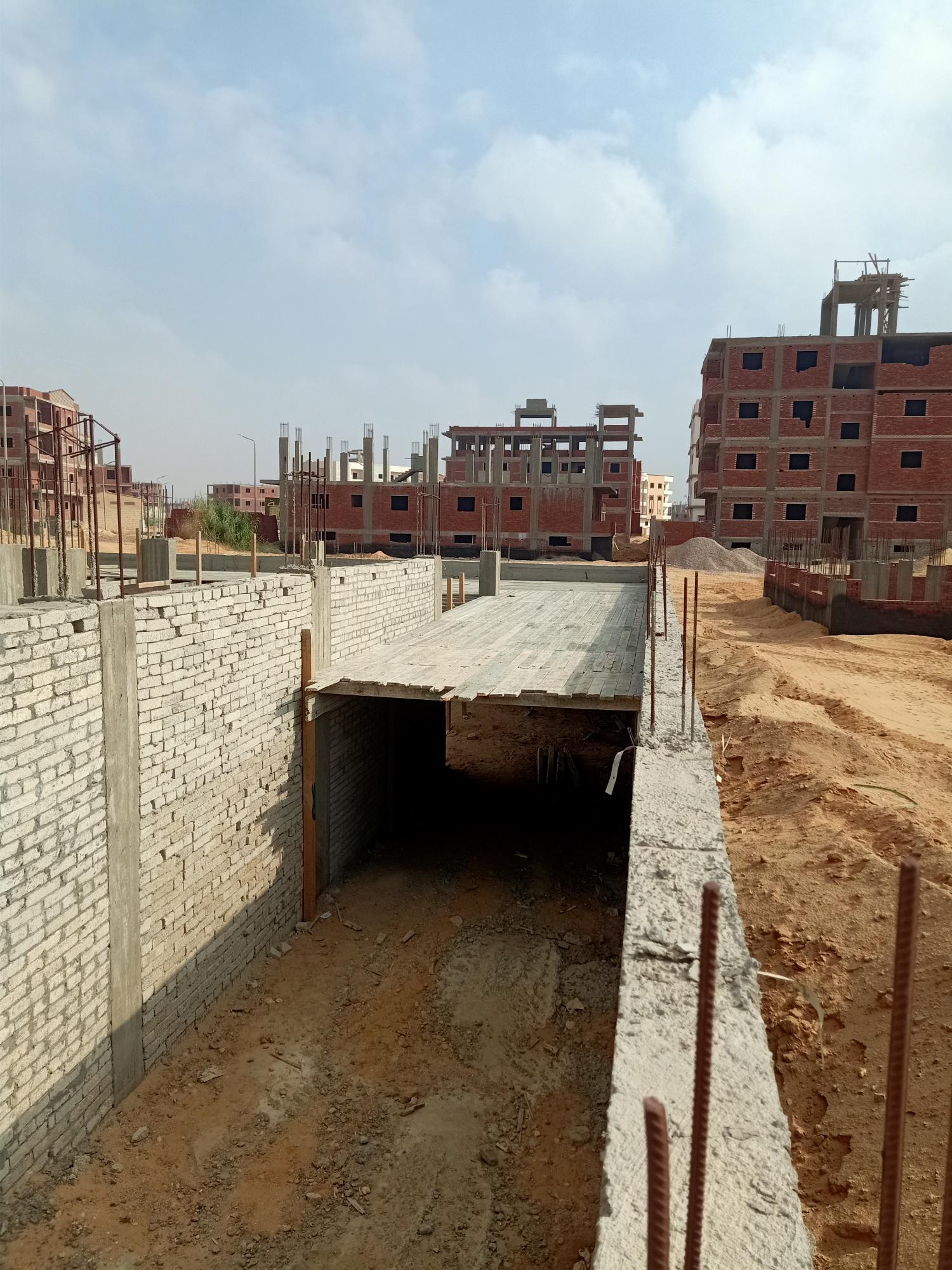 Construction stage Basement slab