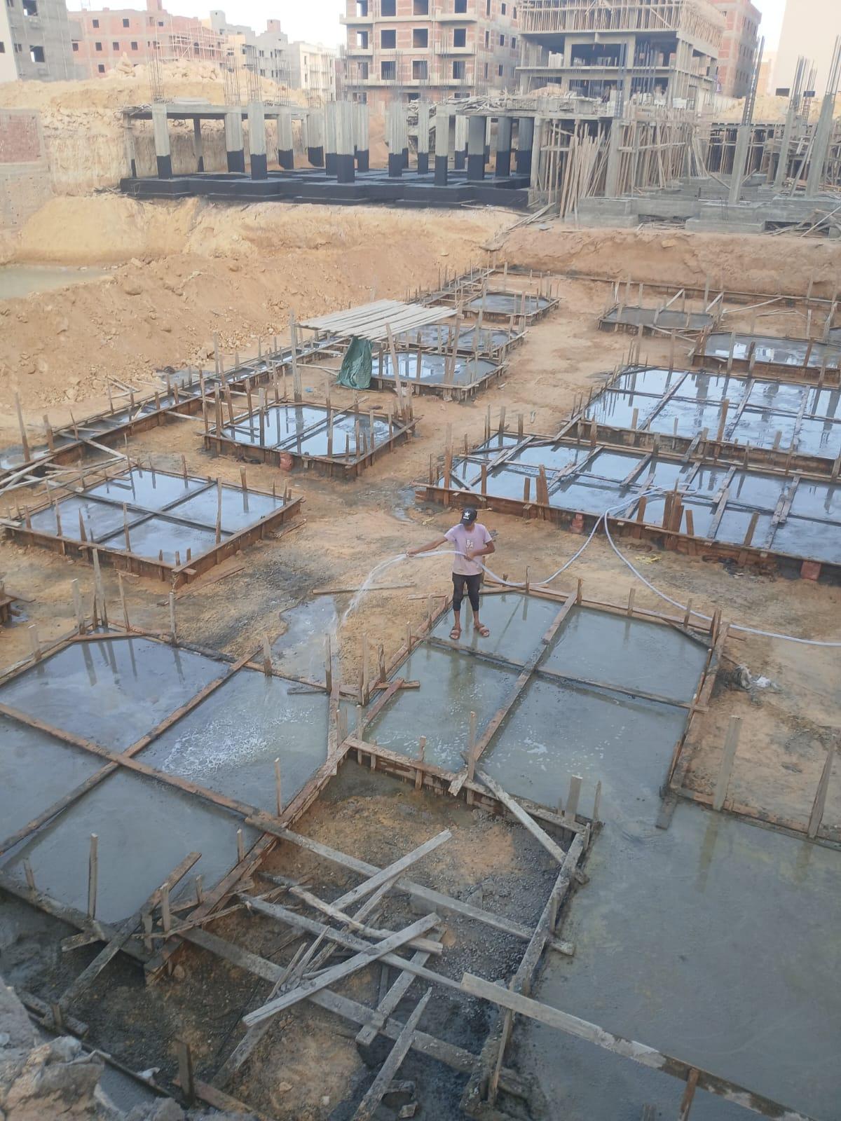 Construction stage Plain foundations