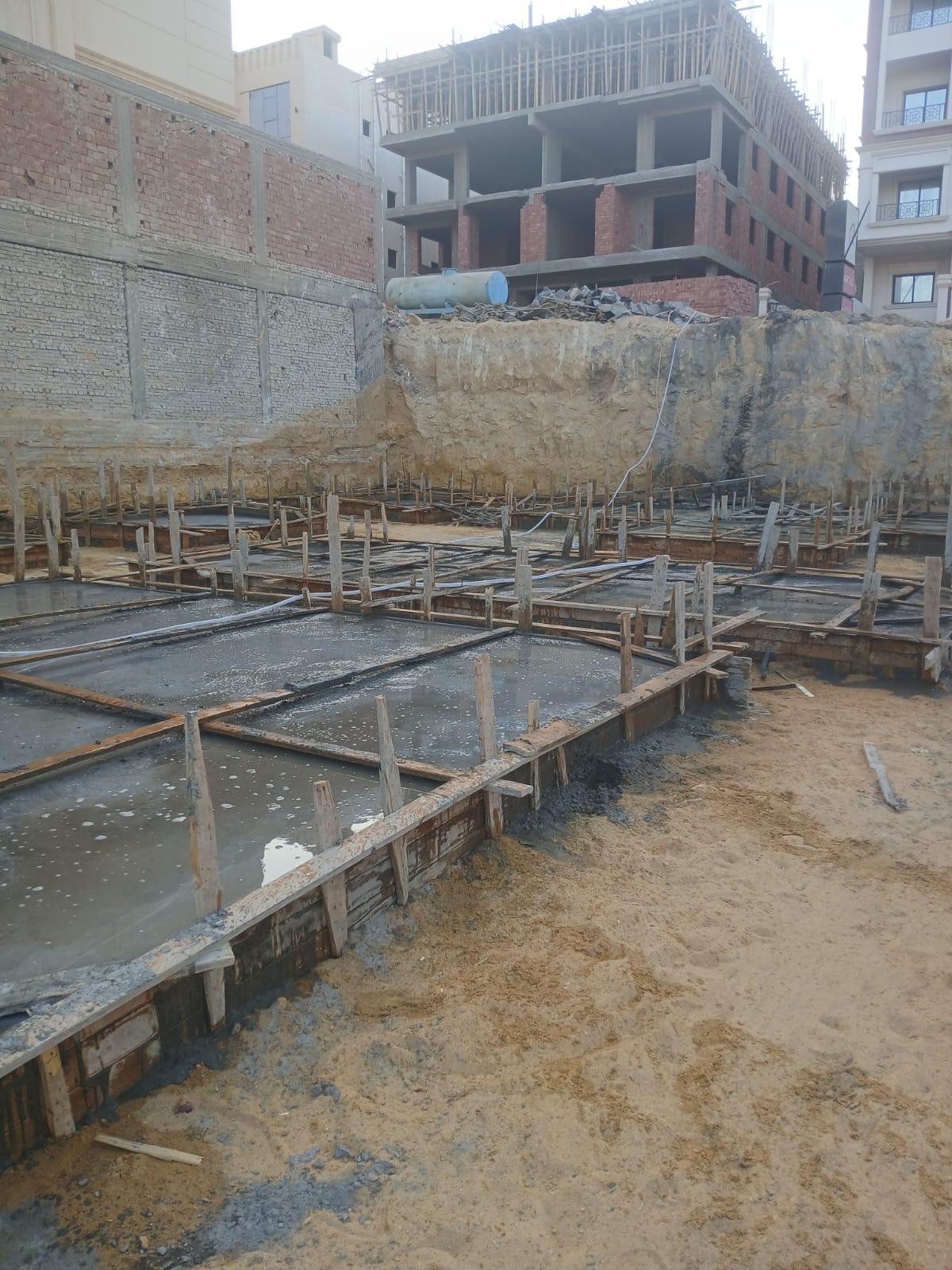 Construction stage Plain foundations