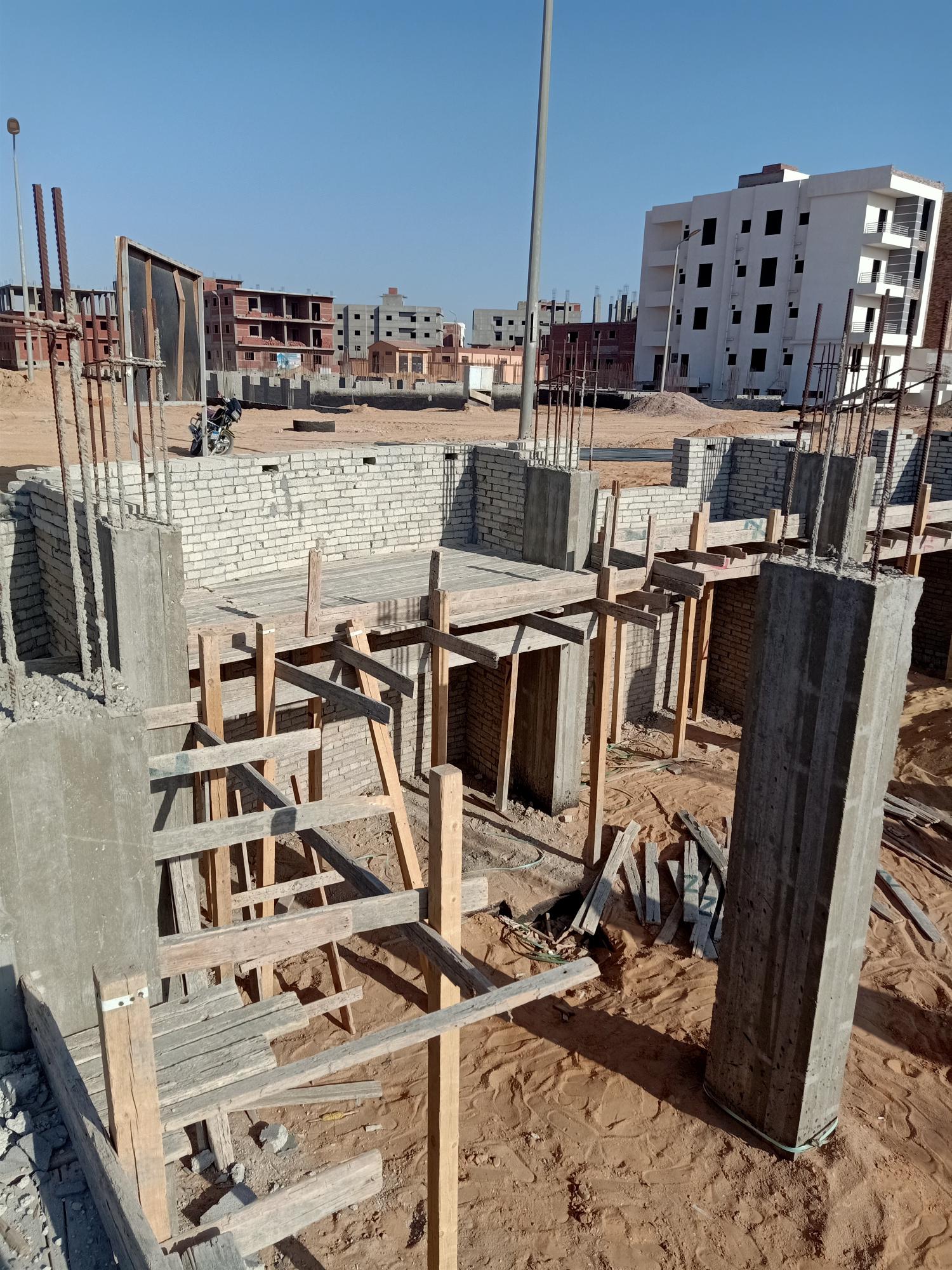 Construction stage Basement slab