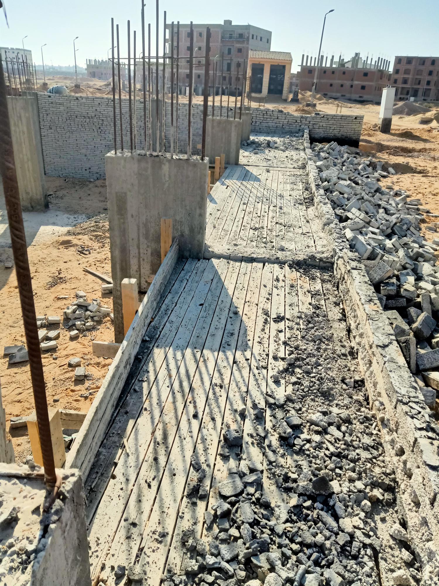Construction stage Basement slab